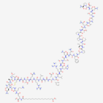 Cagrilintide peptide is a long-acting synthetic analogue of the naturally occurring hormone amylin. It is designed to mimic certain effects of amylin, a hormone released by the pancreas alongside insulin that helps regulate appetite, food intake, and blood-glucose-related processes. Cagrilintide is being studied as a potential treatment for weight management and metabolic health, both alone and in combination with other medicines such as semaglutide
